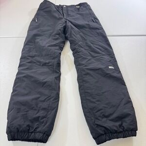 VTG FERRA Ski Snow Pants Black Size 34 Zipper Pockets Elastic Cuffs Waterproof